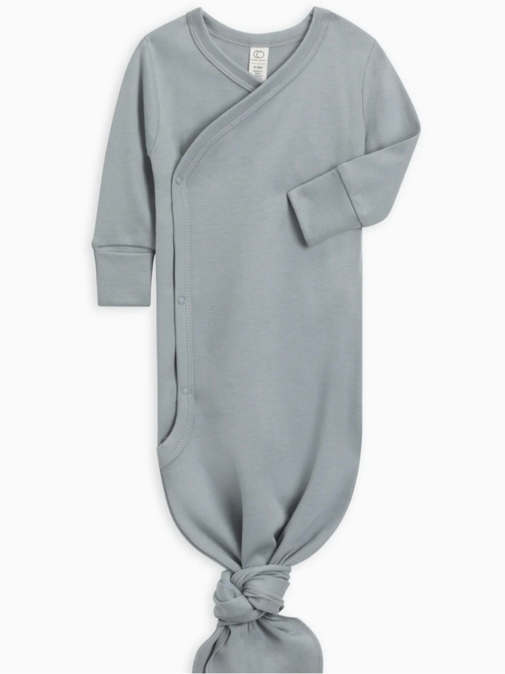 Lot of 2 Colored Organics Baby Indy Kimono Gowns